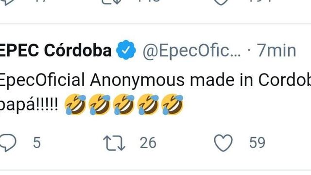 La cuenta oficial de la empresa sufrió un hackeo, y publicaron bromas, insultos y reclamos, en su nombre