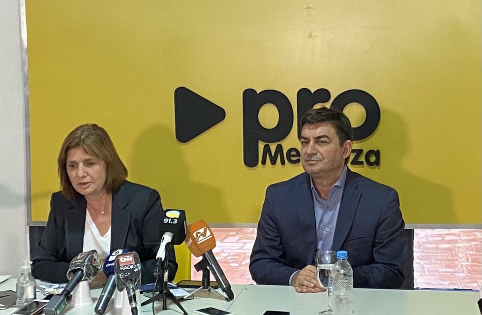 Patricia Bullrich elogió el Gobierno de Mendoza y criticó al presidente Fernández