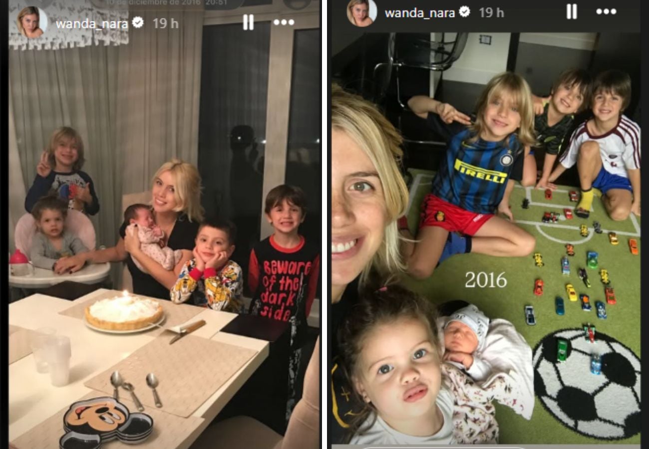Wanda Nara recordó el 2016 con un guiño a Icardi