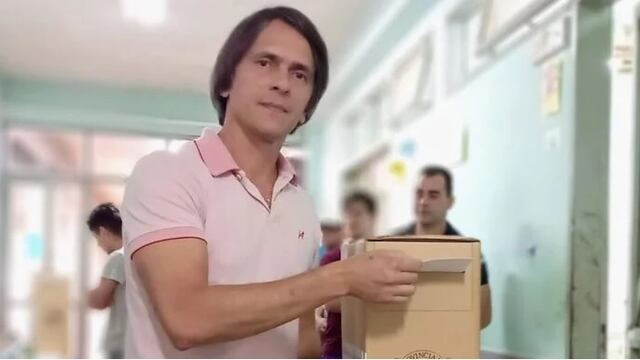Elecciones en Misiones: el intendente de Montecarlo Jorge Lovato emitió su voto.