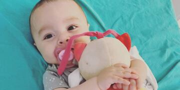 La beba necesita un medicamento millonario para poder vivir.