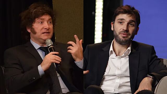 Fuerte cruce entre el presidente Javier Milei y el gobernador de Chubut, Ignacio Torres. Foto: Los Andes