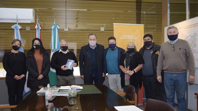 Benedetti recibió a Santos y Soher El Sukaria en Arroyito