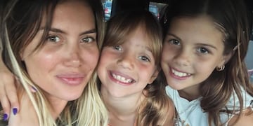 Preocupación por la salud de una de la hijas de Mauro Icardi y Wanda Nara: los médicos acudieron al colegio de urgencia.