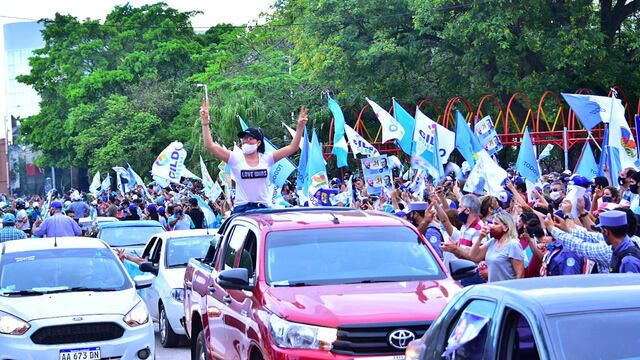 La caravana recorrió toda la ciudad por espacio de casi dos horas