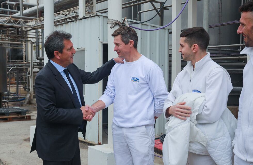 Sergio Massa anunció la suspensión de retenciones lácteas por 90 días