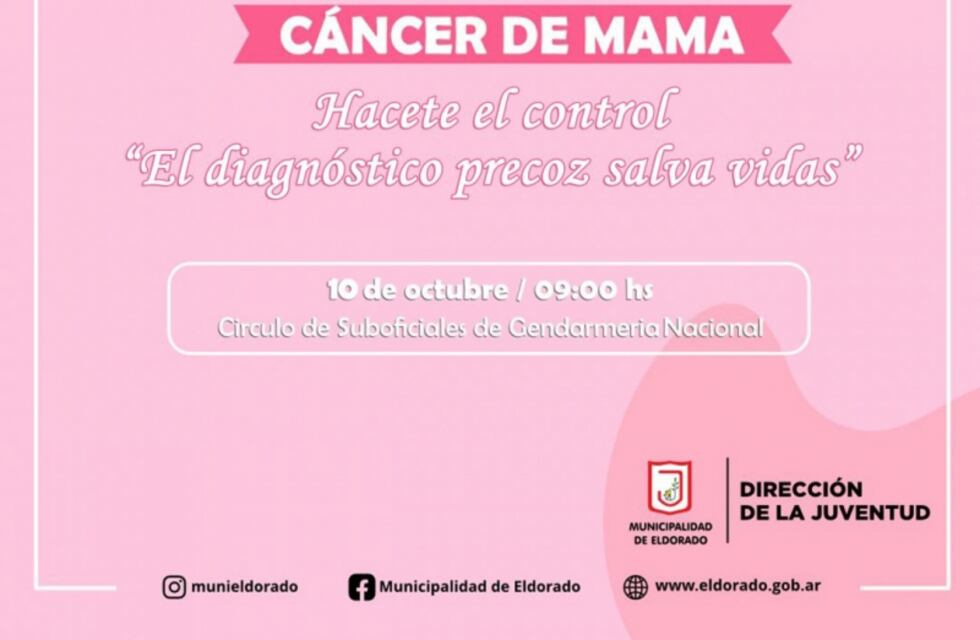 Presentan actividades por el “Mes Rosa” en Eldorado