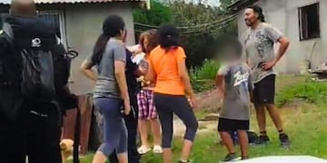 Un final feliz: la familia se encuentra en buen estado de salud.