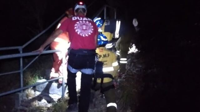 Un hombre se arrojó desde el Paredón del Dique.