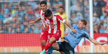 Unión en su derrota contra Belgrano por 4 a 1.