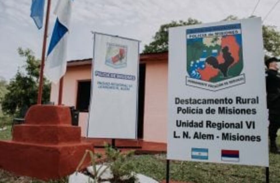 Se habilitó un nuevo destacamento de la Policía Rural en Itacaruaré