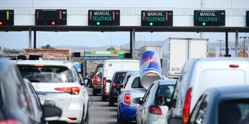 El peaje de Córdoba - Carlos Paz pasó a valer 130 pesos. (José Gabriel Hernández).