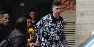 Jonathan Fabbro, cuando era trasladado este jueves (Foto Andrés Delía)