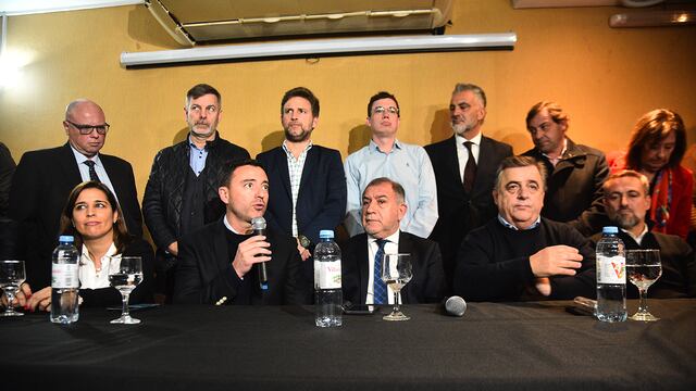 Conferencia de prensa de Juntos por el Cambio por la muerte de bebés en el Hospital Materno Neonatal. (Pedro Castillo / La Voz)
