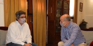 El intendente Mariano Uset recibió al Ministro Javier Rodríguez