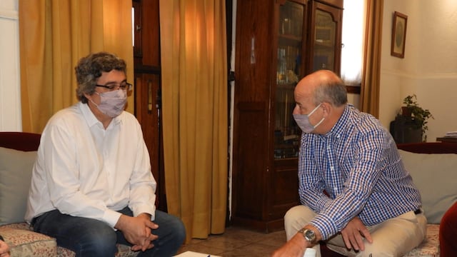 El intendente Mariano Uset recibió al Ministro Javier Rodríguez