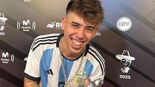 Luck Ra, cordobés premiado en los Gardel 2023 por "Ya no vuelvas", junto a La Konga y Ke personajes, elegida mejor canción de cuarteto. (Instagram Luck Ra)