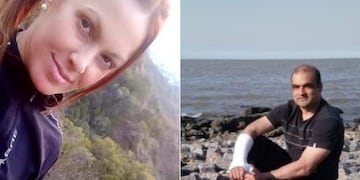 Ivana Módica y Javier Galván, expiloto de la Fuerza Armada que será juzgado por el crimen de su expareja. (Foto: Policía de Córdoba / Facebook de Javier Galván).