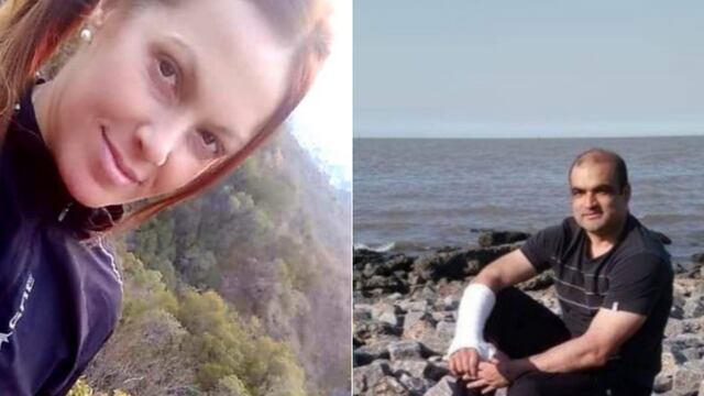 Ivana Módica y Javier Galván, ella de 47 años y aún sin rastros de su paradero. Él, su pareja, único imputado, y hace instantes trasladado al penal de Bouwer. (Foto: Policía de Córdoba / Facebook Javier Galván).