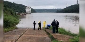 Hallaron el cuerpo del hombre buscado en el río Iguazú.