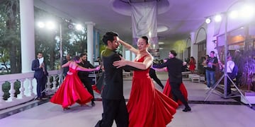 Al ritmo del freestyle, presentaron el  calendario de Verano Las Heras 2022 y las candidatas distritales para la Vendimia departamental. Gentileza MLH