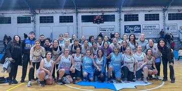 Básquet femenino: en partido a beneficio recaudaron más de 64 mil pesos para la familia Quipildor