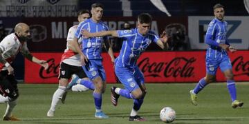 Godoy Cruz le ganó en un partidazo a River Plate en el Estadio Feliciano Gambarte. Gentileza