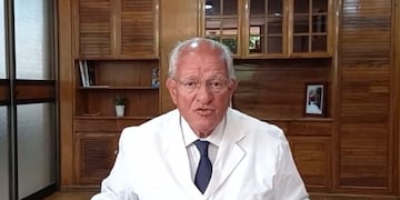 Abel Albino pidió ayuda para el Hospital de Desnutrición Infantil.