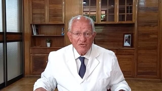 Abel Albino pidió ayuda para el Hospital de Desnutrición Infantil.