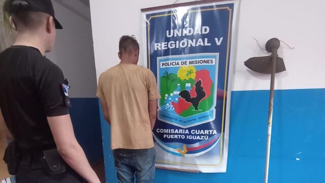 Puerto Iguazú: fue detenido tras no devolverle la desmalezadora a su vecino.