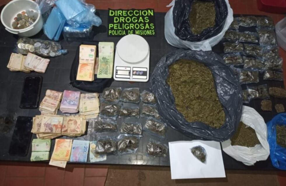 Golpe al narcotráfico: desbaratan kiosco narco en Posadas