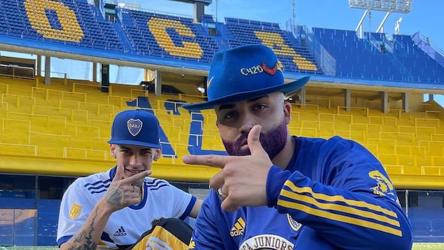 L-Gante y Perro Primo grabaron un videoclip en La Bombonera.