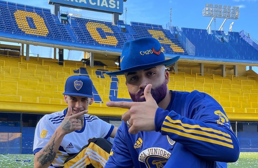 L-Gante y Perro Primo grabaron un videoclip en La Bombonera