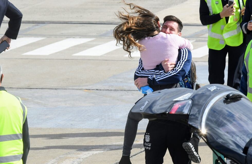 El emotivo reencuentro de Lionel Messi con Antonela en Rosario