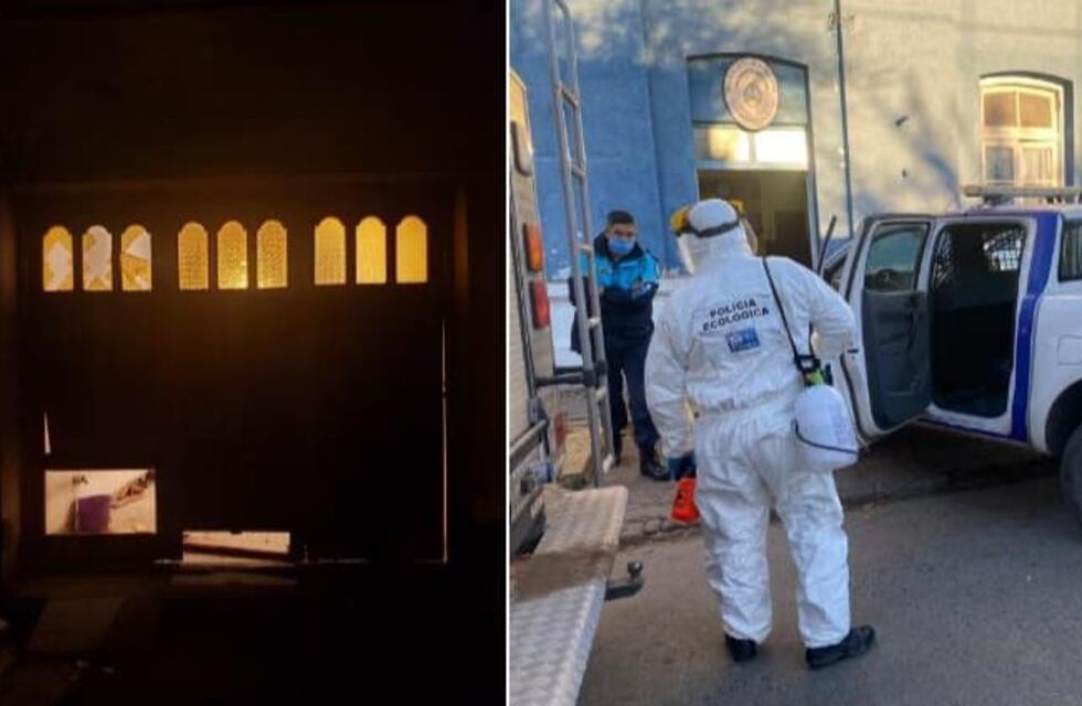Punta Alta: fue detenido por destrozar el portón de su pareja y tenía COVID
