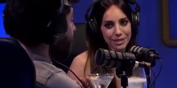 Tamara Pettinato, durante su segundo programa en Blender.