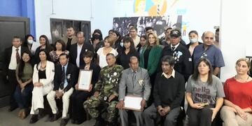 Dirigentes y miembros de entidades de veteranos de guerra de Malvinas fueron motivo de un homenaje en la sede del Partido Justicialista de Jujuy.
