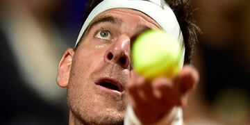 Del Potro volvió a jugar en Buenos Aires. (AP)