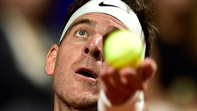 Del Potro volvió a jugar en Buenos Aires. (AP)