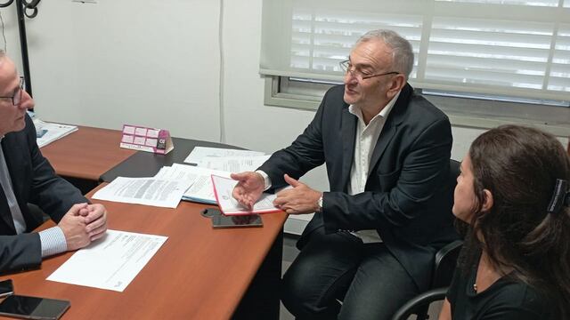 Alcides Calvo y Osvaldo Miatello