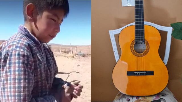 Gastón Burgos y su anhelada guitarra
