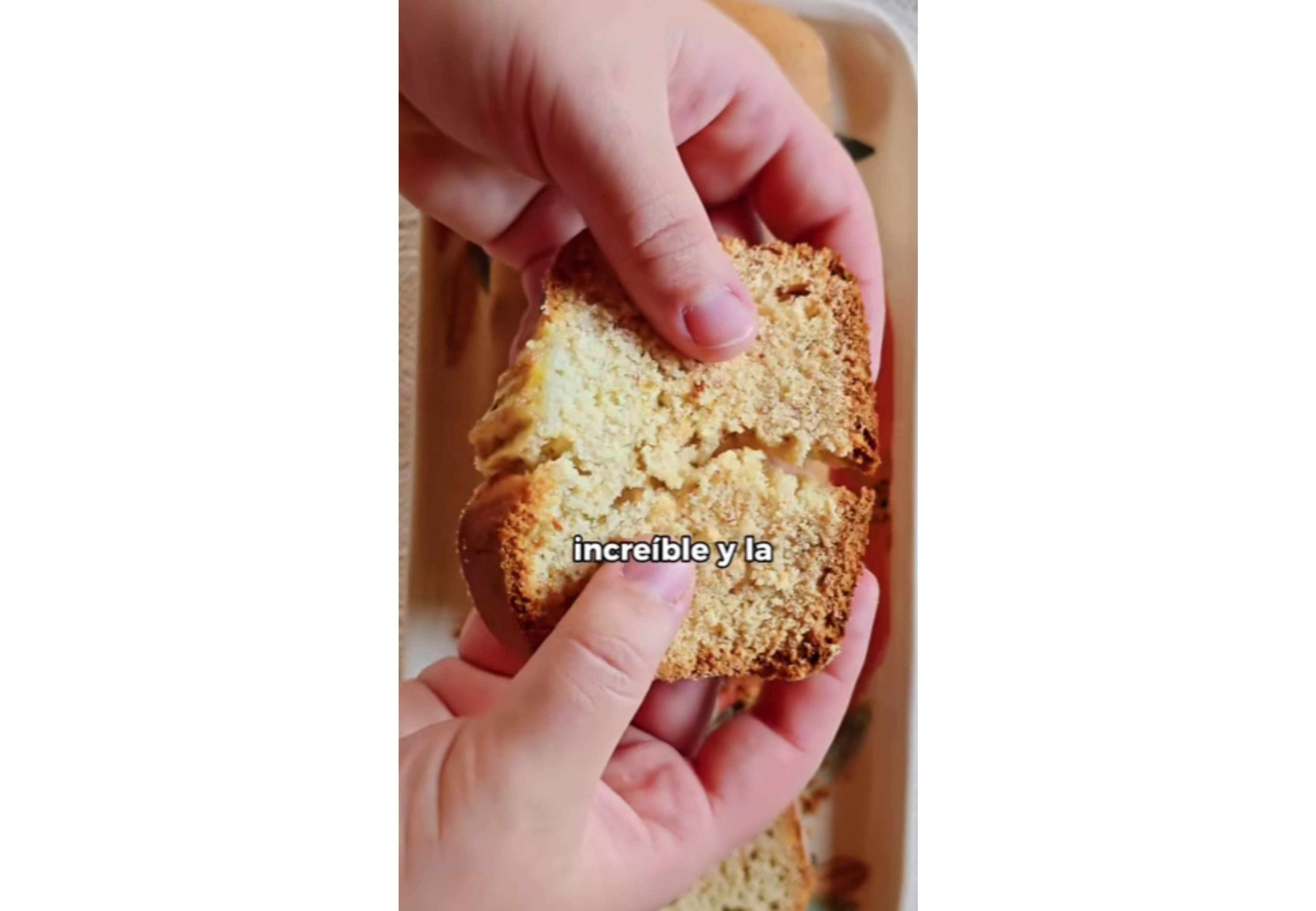 Así queda el budín.
