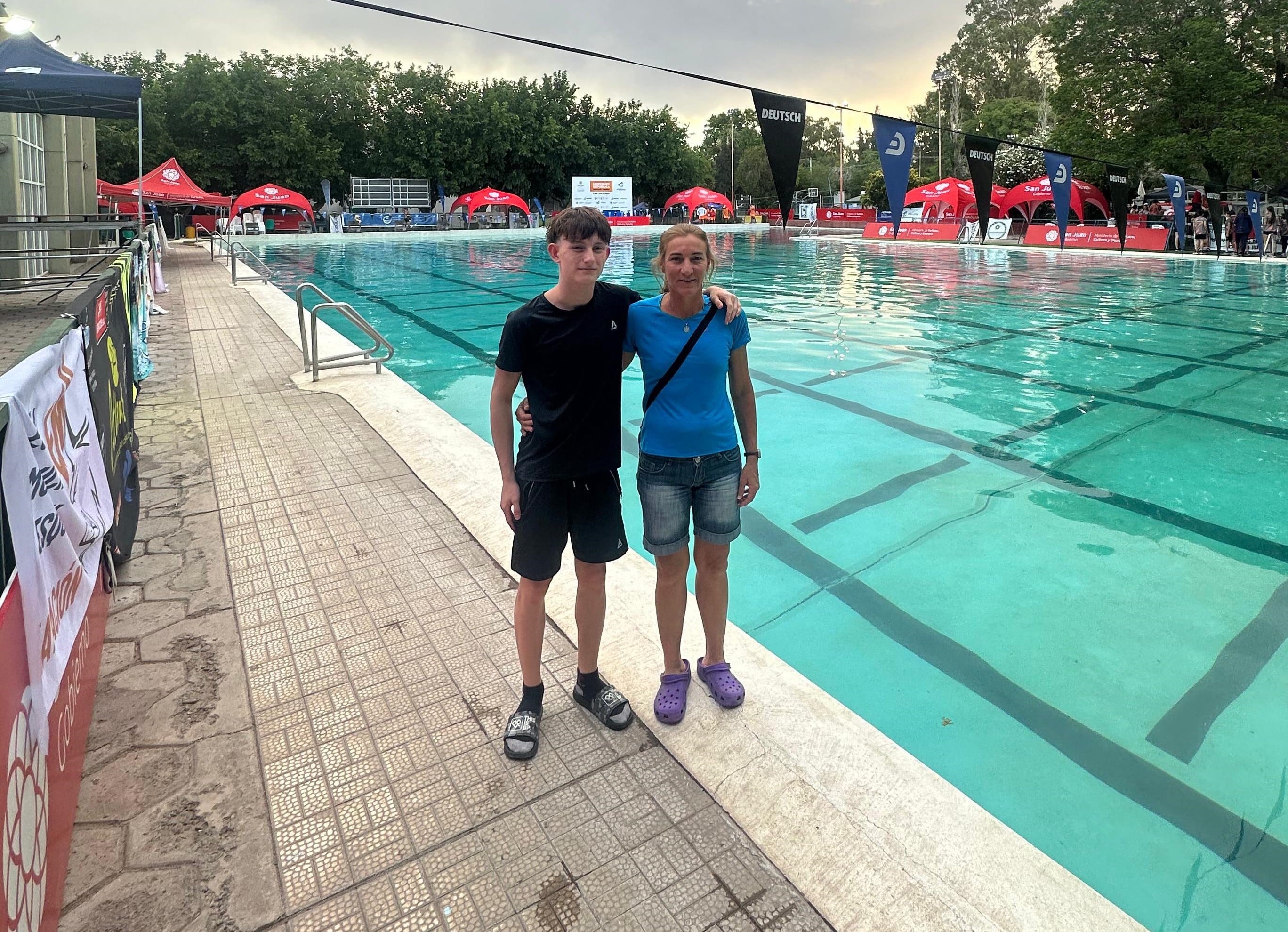 Benicio Murúa Guyón nadador Deportivo y Cultural Arroyito