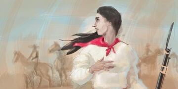 Martina Chapanay, la gaucha, la héroe de la historia libertadora.