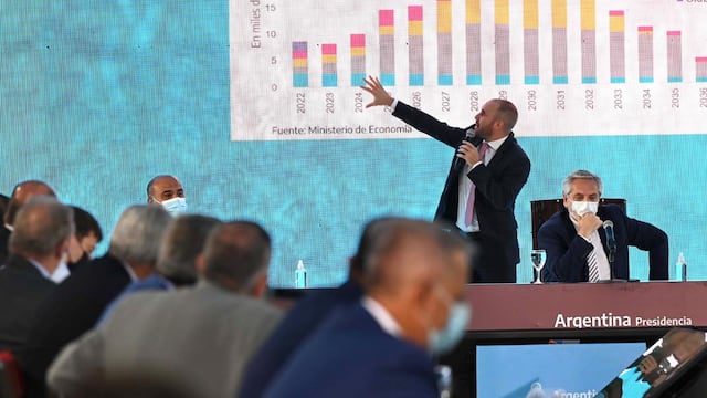 Martín Guzmán y Alberto Fernández se reunieron en reiteradas oportunidades esta semana para tratar el tema de la deuda con el FMI.