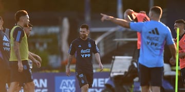 Entrenamiento selección Argentina (Telam)