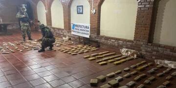 Interceptan millonario cargamento de marihuana en Eldorado.