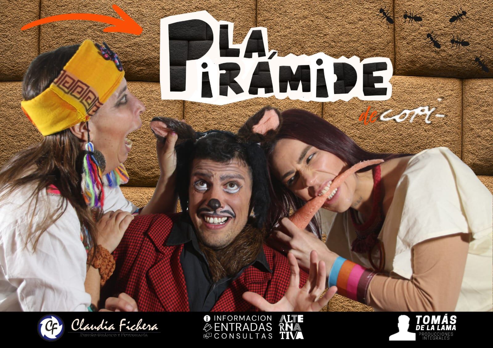 “La Pirámide” una nueva puesta de teatro regional por Tomás De la Lama (Fotografía Claudia Fichera)