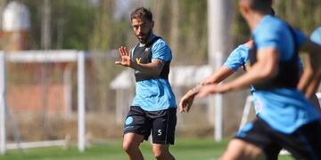 "Vine por una cosa y espero poder lograrla", afirmó Hernán Bernardello, volante de Belgrano (Prensa Belgrano).