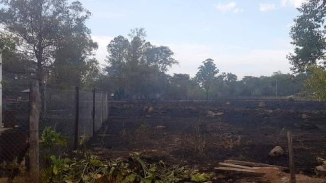 Un docente de Paraje Galarza salvó su escuela de los incendios.